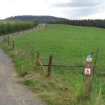 balise du cirvuit VTT vallée de l'Aisne