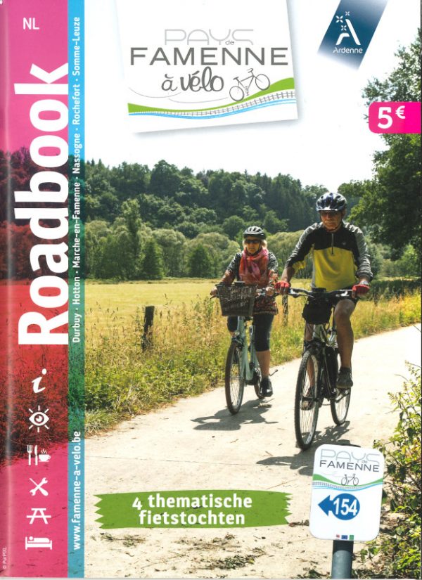 roadbook met 4 thematische fietstochten in Famenne